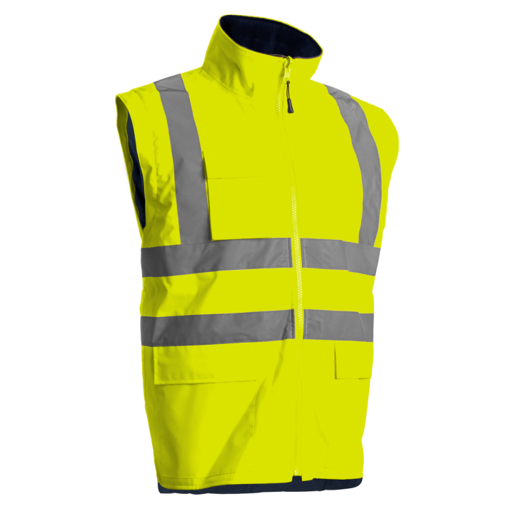 Parka KANATA haute visibilité petite et grande taille 4 en 1 COVERGUARD jaune