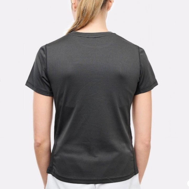 Tee-shirt femme G-heat anti-UV – Protection solaire et confort optimal noir dos