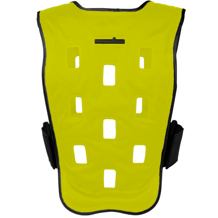 Gilet rafraichissant BODYCOOL SMART COOLOVER INUTEQ jaune dos