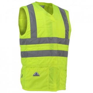 Gilet Rafraîchissant Haute Visibilité Jaune TECHNICHE 6538 – Alliez Confort Thermique et Sécurité