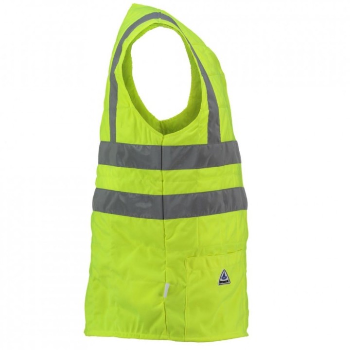 Gilet Rafraîchissant Haute Visibilité Jaune TECHNICHE 6538 – Alliez Confort Thermique et Sécurité