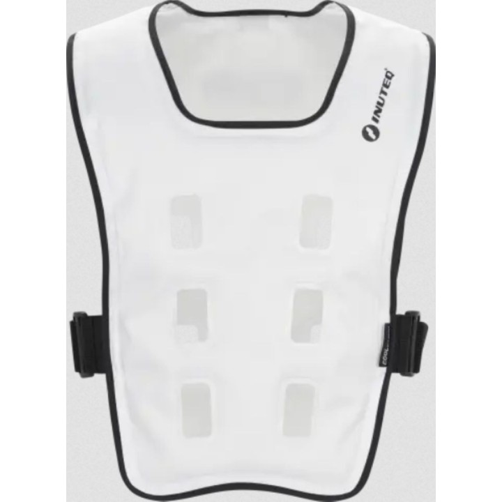 Gilet rafraîchissant Bodycool Smart coolOver INUTEQ – Confort et performance en environnement chaud blanc