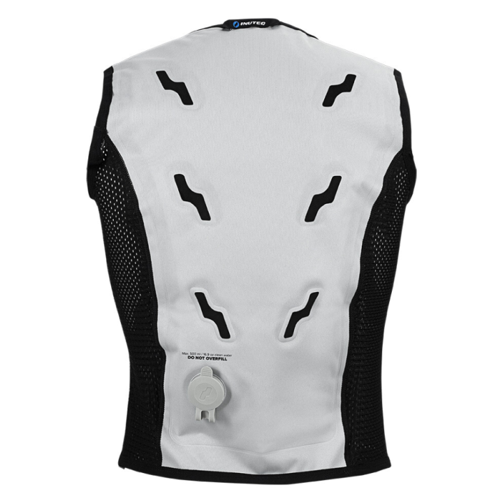 Gilet rafraichissant évaporation BODYCOOL SMART X INUTEQ grise dos