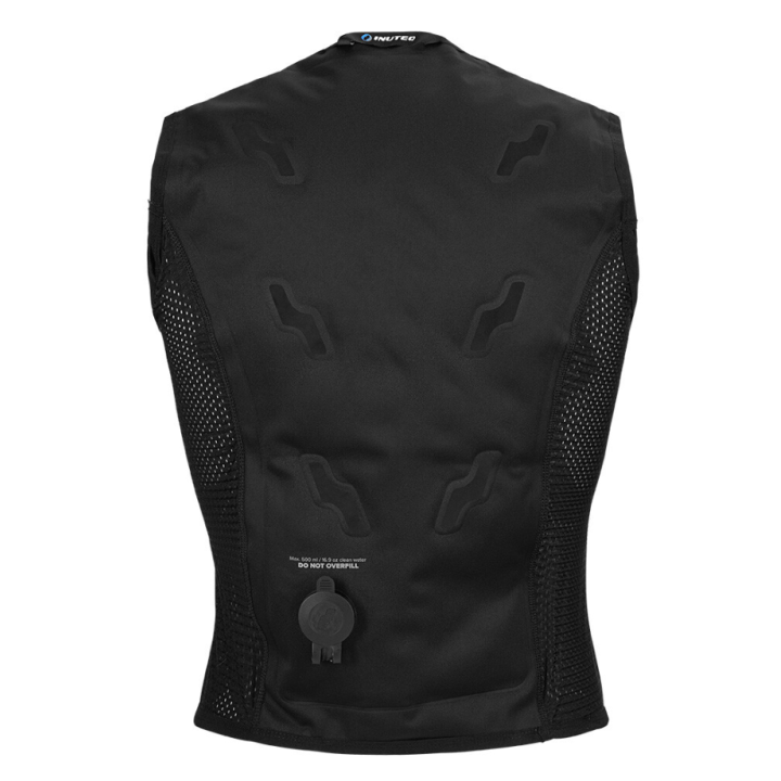 Gilet rafraichissant évaporation BODYCOOL SMART X INUTEQ noire dos