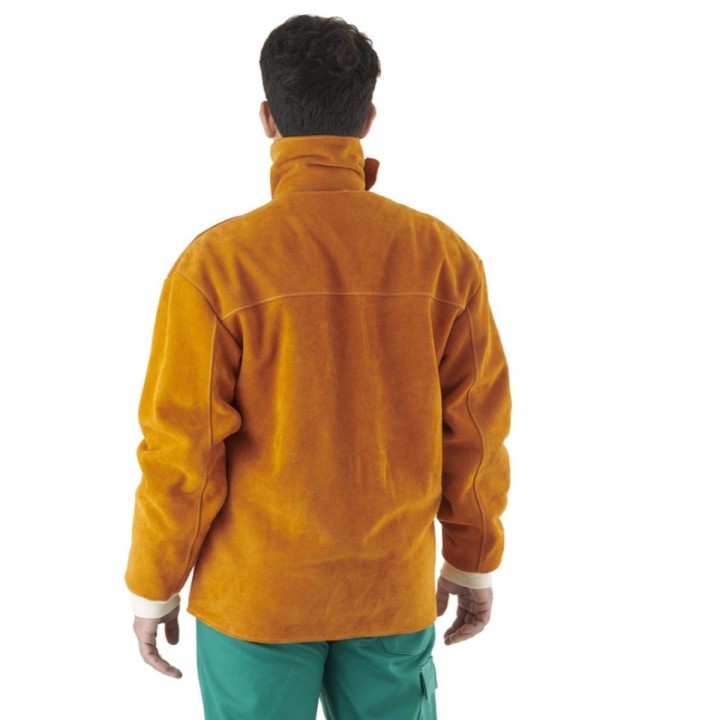 Veste en croûte de cuir traitée anti-chaleur SPARK classe 2 A1Coval Safety