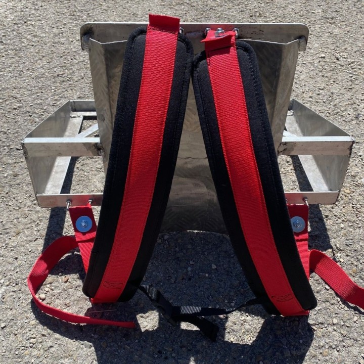 Sangle Confort Porte-Caisse Vernier – Bretelles Ergonomiques pour Vendanges 120 cm maxi