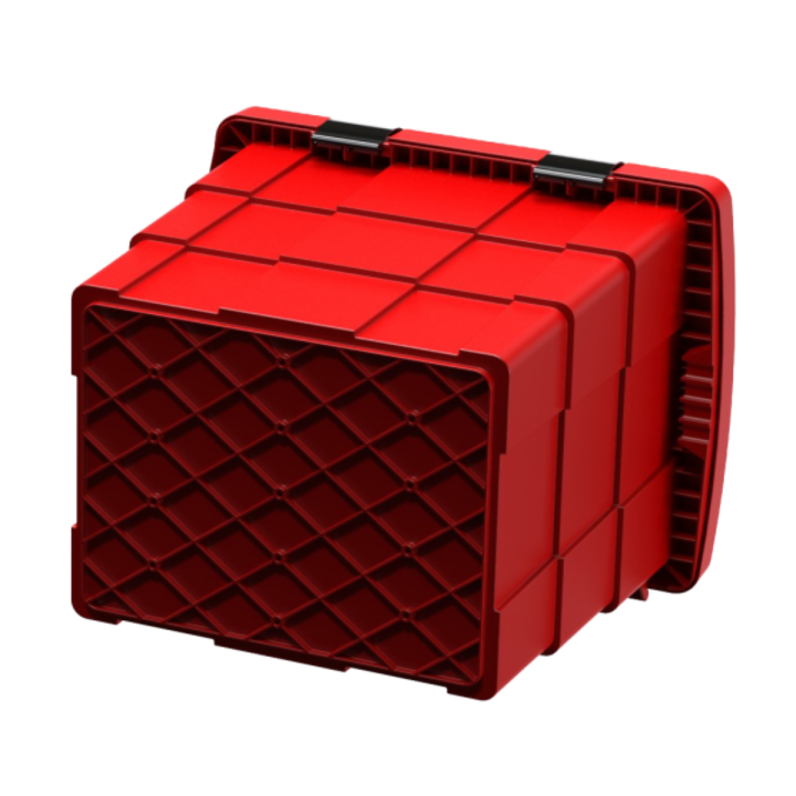 Bac à Sable incendie 100 litres professionnel  dessous