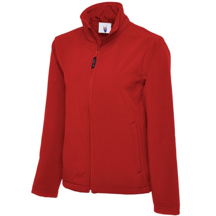 Veste softshell de travail UC612 – résistante et confortable rouge
