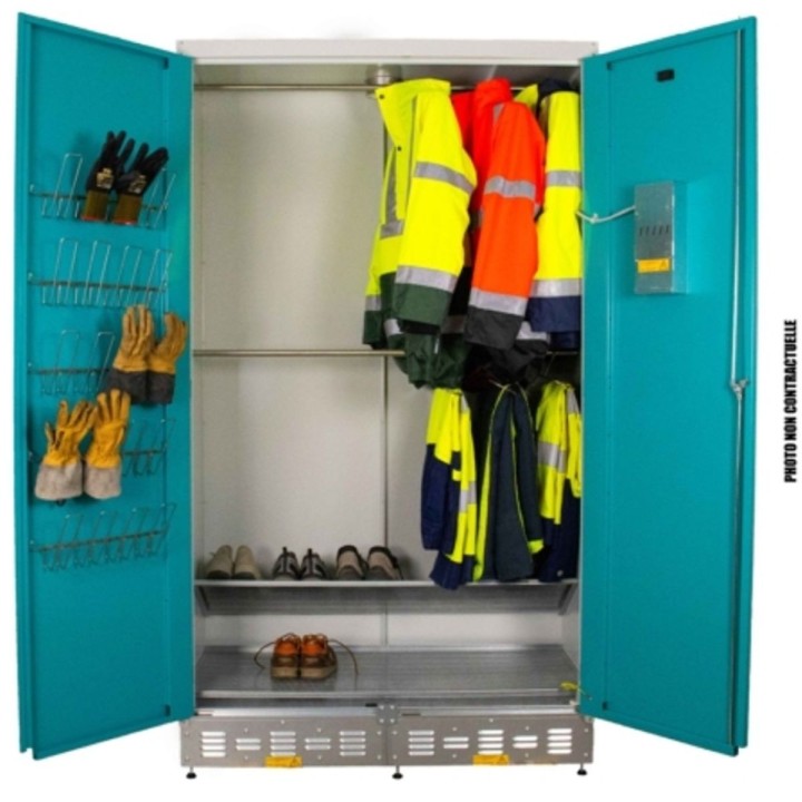 Armoire Novven SANIbox 120 – Armoire séchante & désinfectante collective ouverte