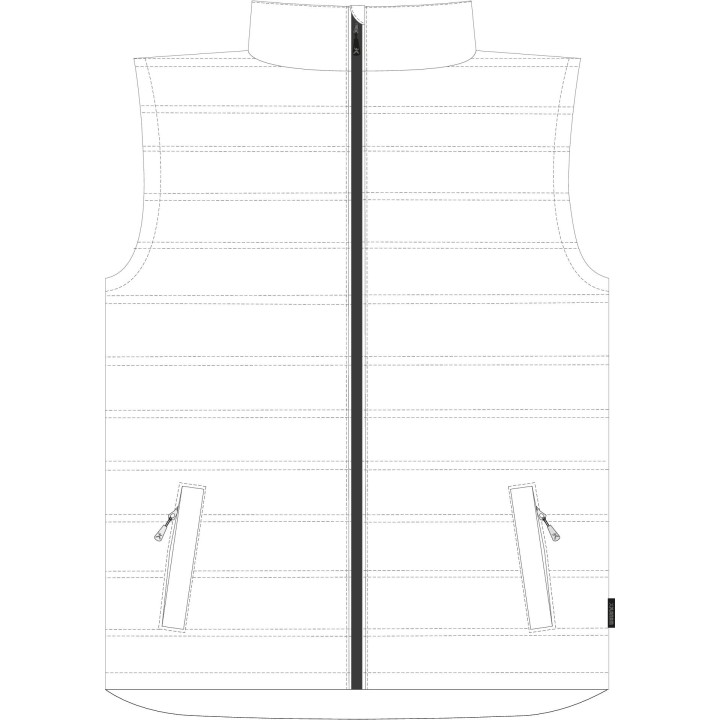 Patron de notre doudoune travail matelassée noire NEPTUNE PLANAM