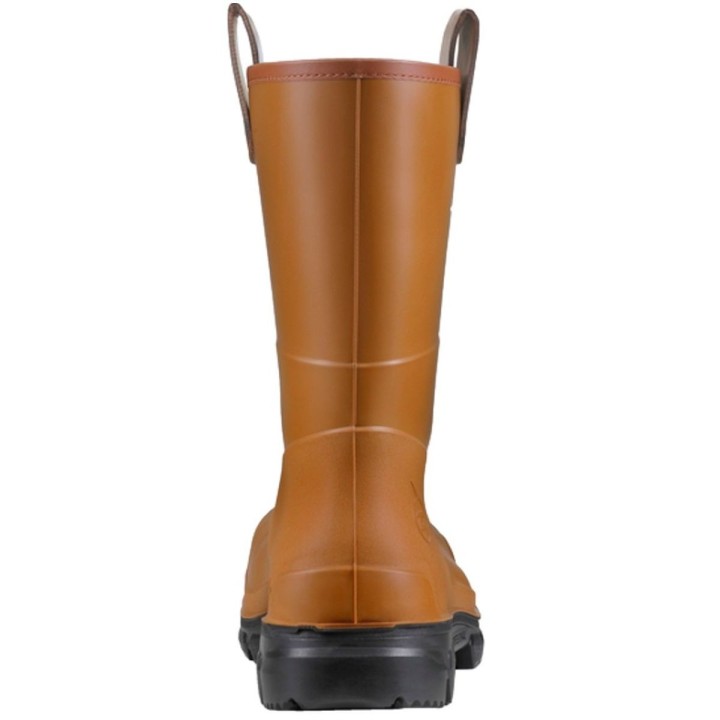 Demi botte de sécurité RIGAIR PRO 9RIPO90 – S5 CI SRC PU marron  talon