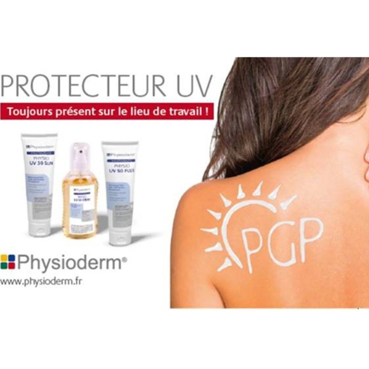 Test intensité des UV CARD Physioderm RECTO