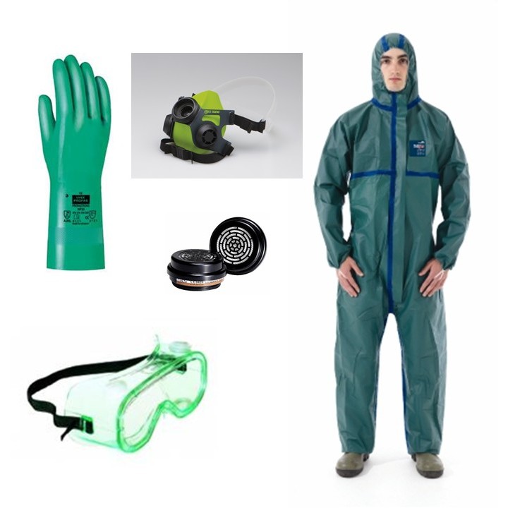 Kit phytosanitaire masque à cartouche A2P3 Sécurama