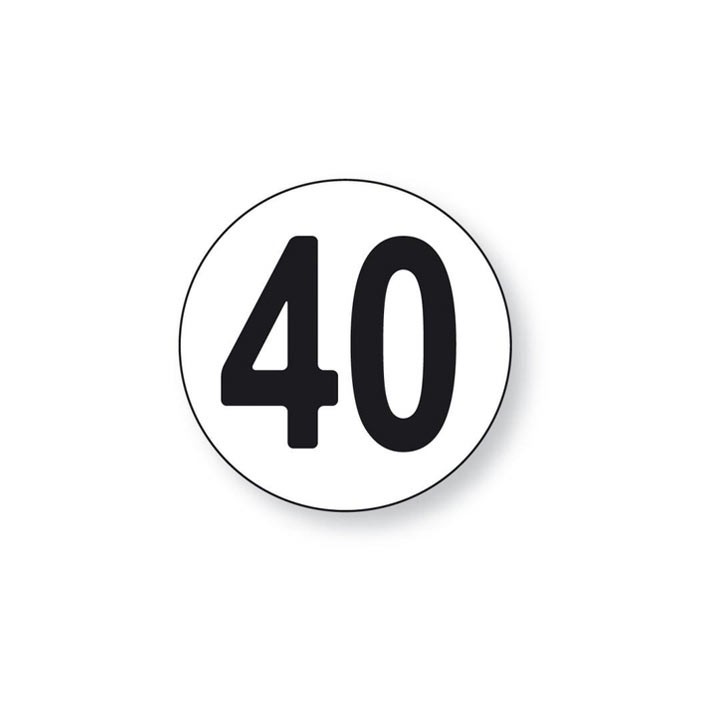 DISQUE LIMITATION DE VITESSE 40KM/H