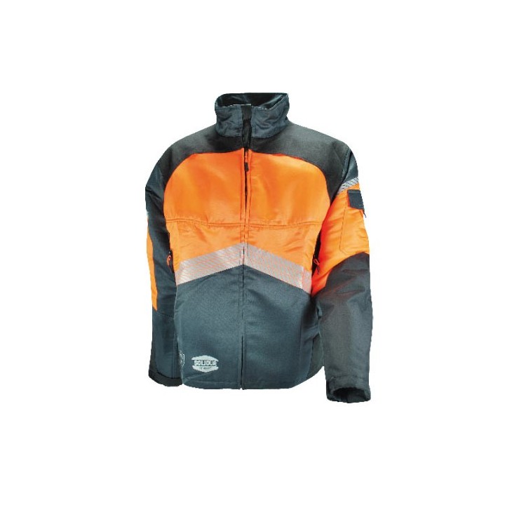 veste solidur authentic orange noire classe 1 