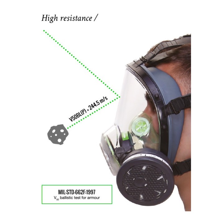 Masque complet BLS 5000 Thermoplastique - Cartouche B-Lock