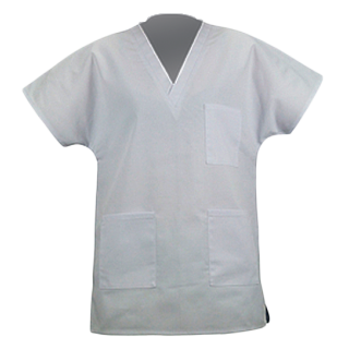 Tunique de travail mixte à enfiler blanche PBV Sécurama