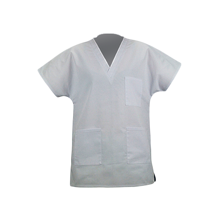 Tunique de travail mixte à enfiler blanche PBV Sécurama