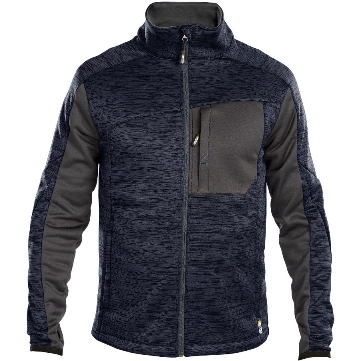 Dassy Veste polaire confort CONVEX 285 gr Bleu Nuit / Anthracite