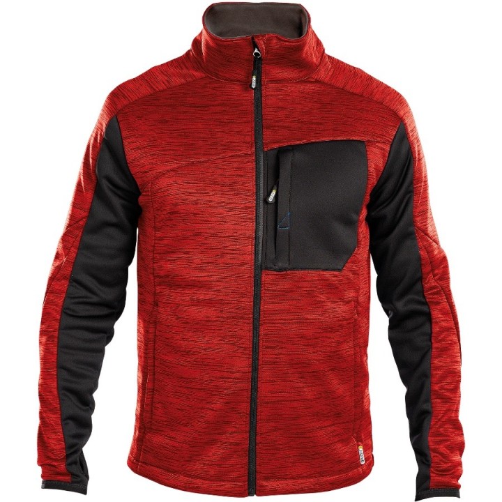Dassy Veste polaire confort CONVEX 285 gr Rouge / Noir