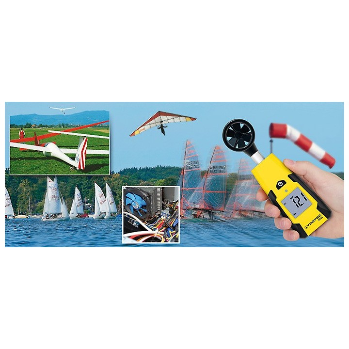 Anémomètre professionnel à hélice TROTEC BA06