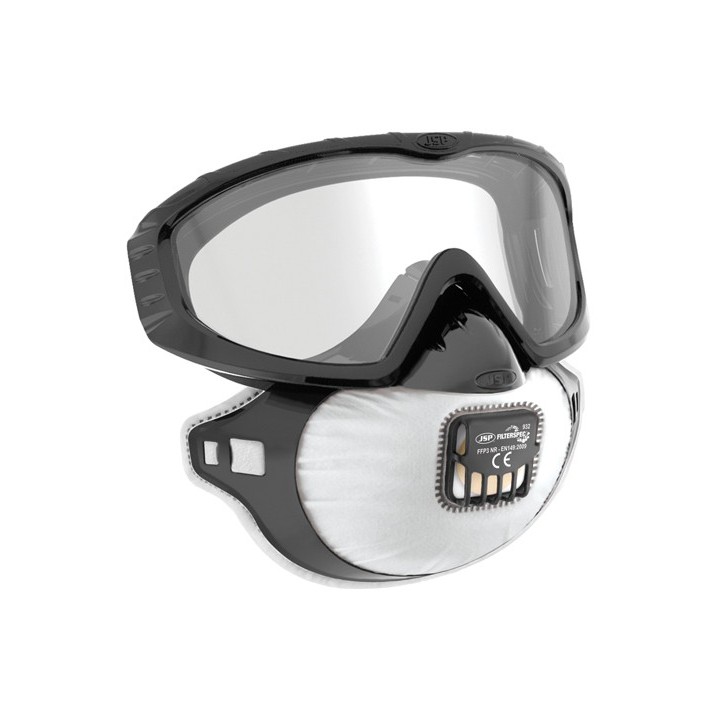 Lunettes masque FILTERSPECT PRO FFP2 FFP3 à valve JSP I Sécurama
