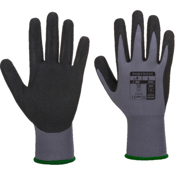 Gant nylon et nitrile 4121, Dermiflex Aqua déperlant PORTWEST