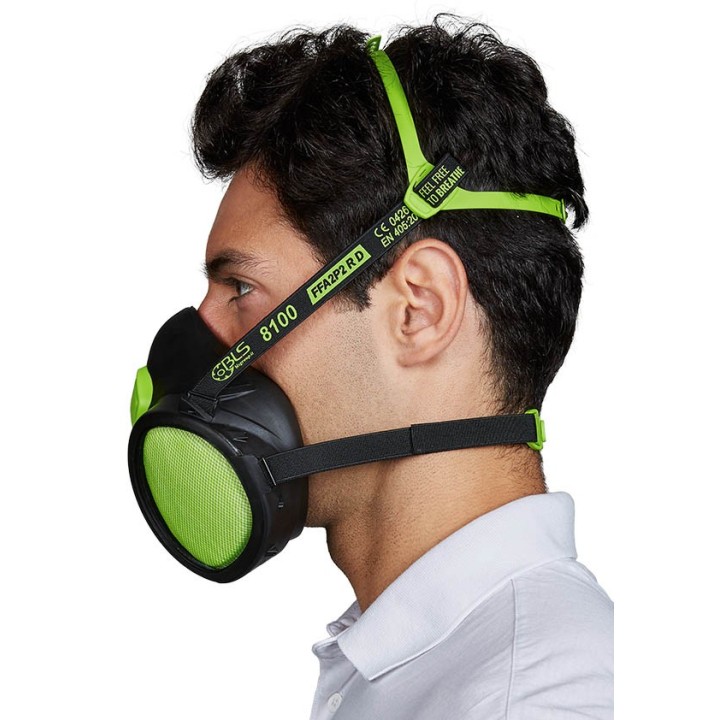 Demi masque ABEK1P3 réutilisable 8000 BLS