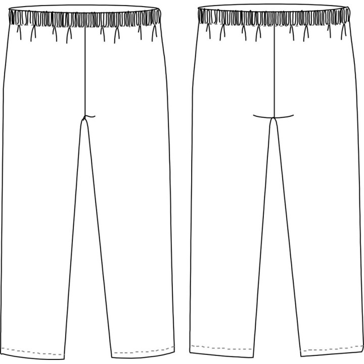 Pantalon médical blanc mixte PBV I sécurama