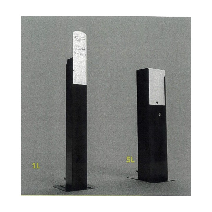 Distributeur à pied de gel hydroalcoolique