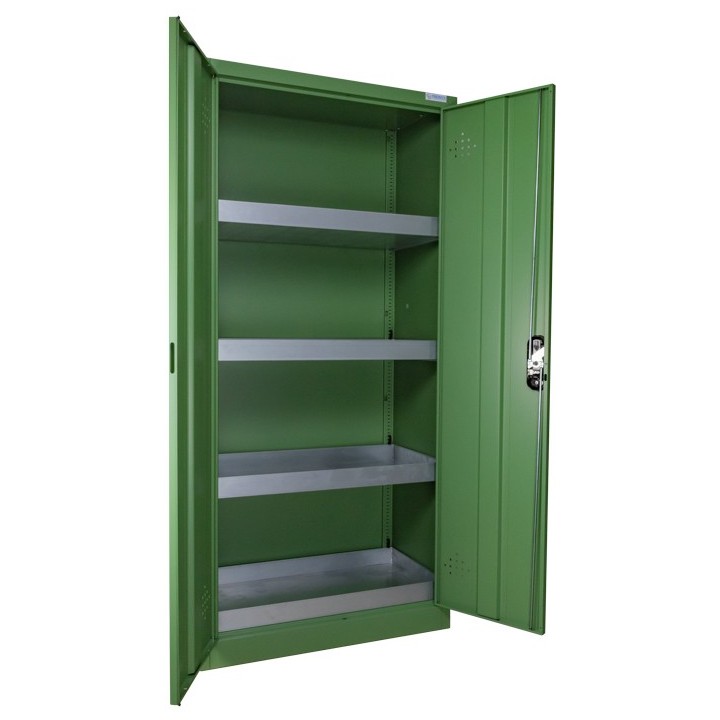 Armoire phytosanitaires haute 2 portes en kit 300L TRIONYX ouverte et vide