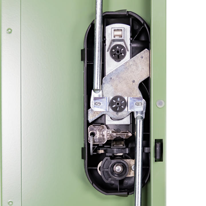 Armoire phytosanitaires haute 2 portes en kit 300L TRIONYX fermeture