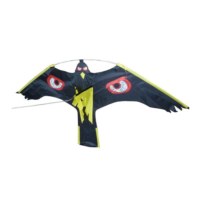 Cerf volant noir motif oeil VOLGEUR I Sécurama