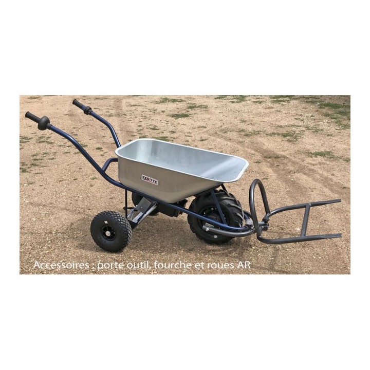 Brouette électrique EXTRA PRO 100 10  marche arrière freinée Zoette