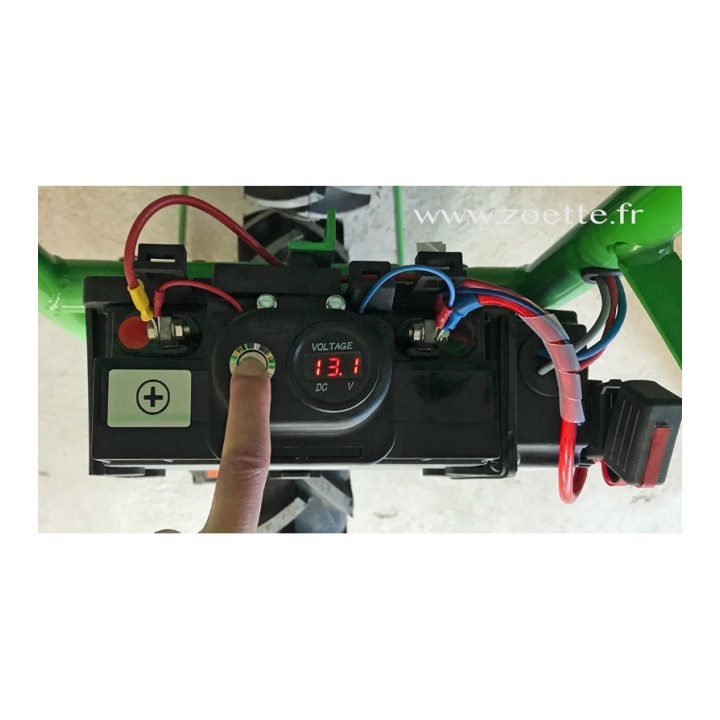 Contrôleur de charge pour Brouette électrique professionnelle EXTRA PRO CHARRETTE 150 kg ZOETTE