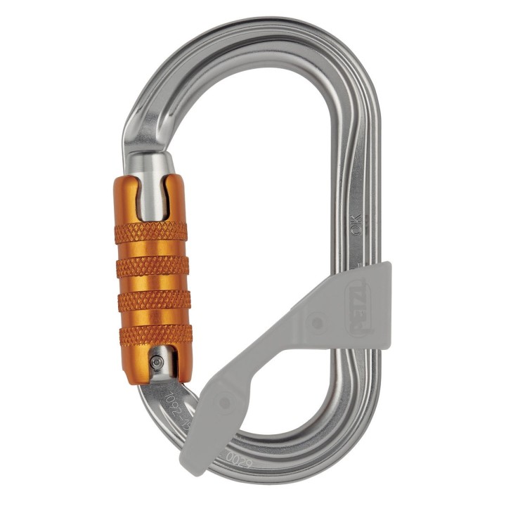 Mousqueton ovale OK trois système de verrouillage PETZL I Sécurama