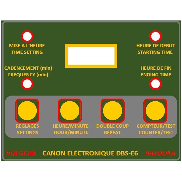 Canon électronique BAZOUKA DBS-E6 propane VOLGEUR I Sécurama