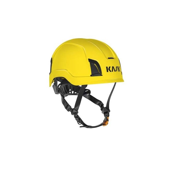 Casque de chantier ZENITH X jugulaire 10 ans KASK jaune