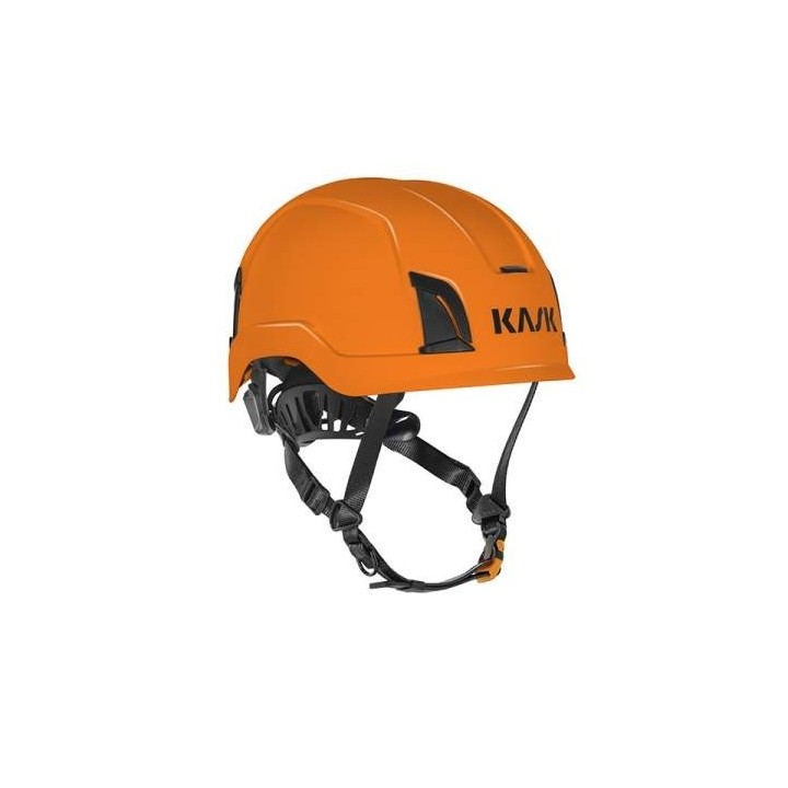 Casque de chantier ZENITH X jugulaire 10 ans KASK orange