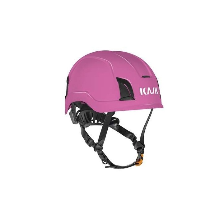 Casque de chantier ZENITH X jugulaire 10 ans KASK rose