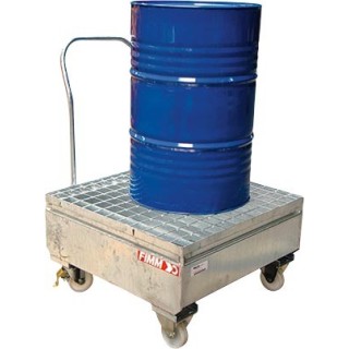 Chariot professionnel de rétention pour bidon