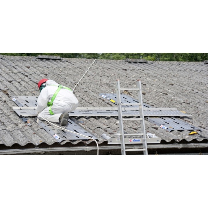 SECURIPLAC intervention sur toiture fibro ciment DIMOS Sécurama